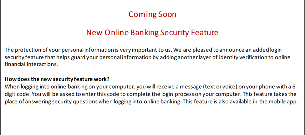 Online Banking Security